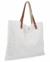Modna Torebka Shopper Bag Biała