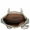 Uniwersalna Torebka Damska Shopper Bag XL firmy Hernan Jasno Zielona/Beżowa