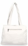 Torebka Damska typu Shopper Bag firmy Hernan Biała