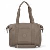 Torebka Damska XL typu Shopper Bag firmy Hernan Ciemno Beżowa
