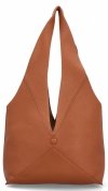 Torebka Damska Shopper Bag z Kosmetyczką firmy Herisson Ruda