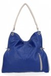 Uniwersalne Torebki Damskie Shopper XL firmy Hernan Kobaltowa