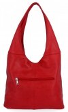 Uniwersalna Torebka Damska Shopper Bag firmy Hernan Czerwona