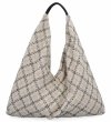 Modna Torebka Shopper Bag we Wzory Multikolor