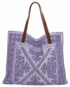 Modna Torebka Shopper Bag  Jasno Fioletowa