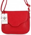 BEE BAG Torebka Damska Listonoszka Valentina Czerwona
