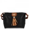 BEE BAG Torebka Damska Listonoszka Gianna Czarna