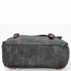 Modny Plecak Damski Vintage firmy Herisson Szary