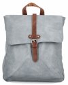Plecak Damski w Stylu Vintage firmy Herisson Jasno Szary