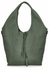 Torebka Damska Na Co Dzień Shopper Bag firmy Hernan Jasno Zielona