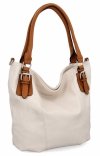 Torebka Damska Shopper Bag XL firmy Hernan Beżowa/Ruda