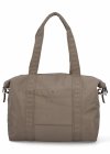 Torebka Damska XL typu Shopper Bag firmy Hernan Ciemno Beżowa