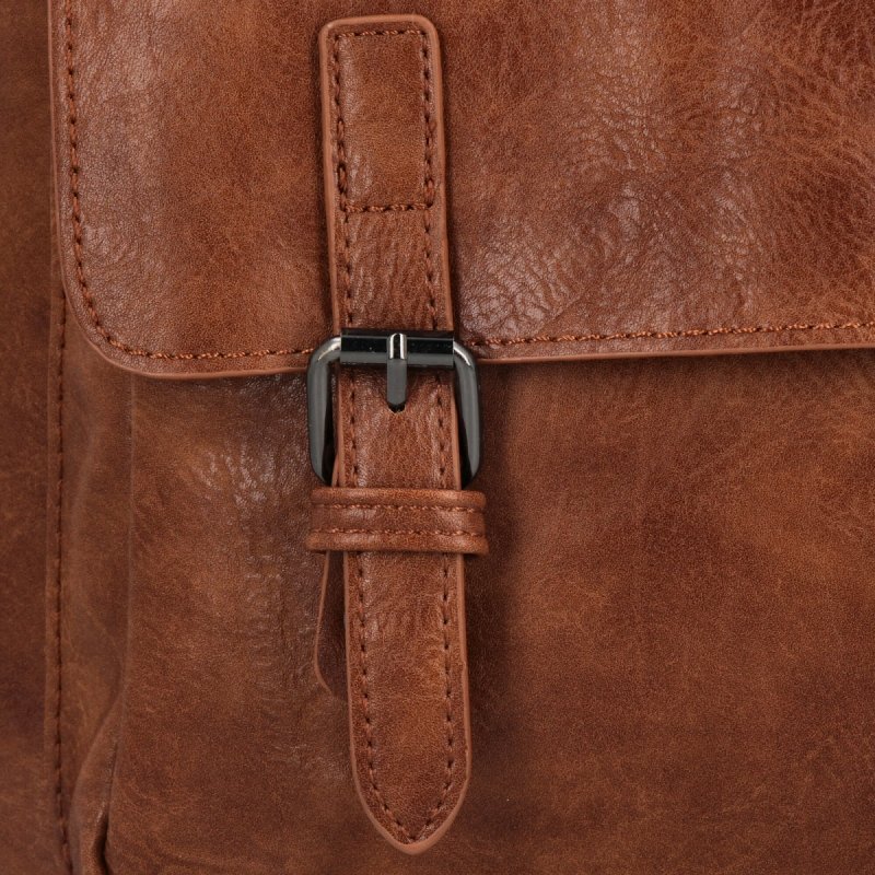 Stylowy Plecak Damski Vintage firmy Herisson Rudy