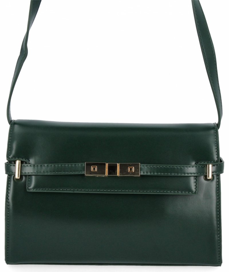 Elegancka Torebka Damska Listonoszka firmy Herisson Butelkowa Zieleń