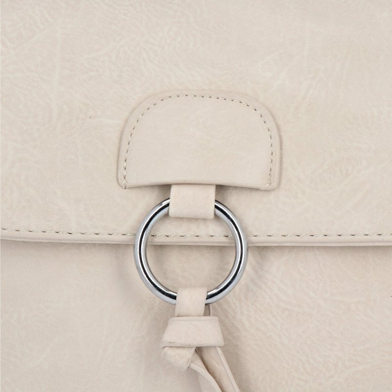 BEE BAG Torebka Damska Listonoszka Elle Beżowa