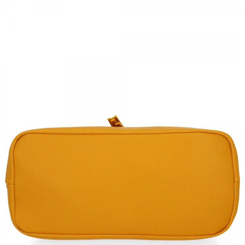 BEE BAG Uniwersalna Torebka Damska Zelia Musztarda/Złota