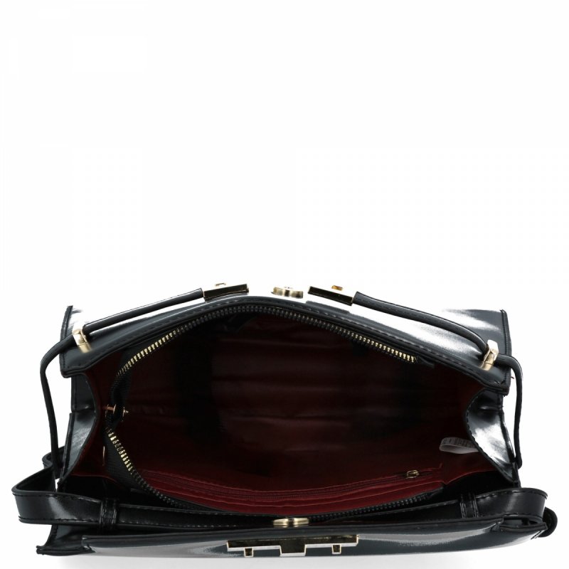 Elegancka Torebka Damska Listonoszka firmy Herisson Czarna