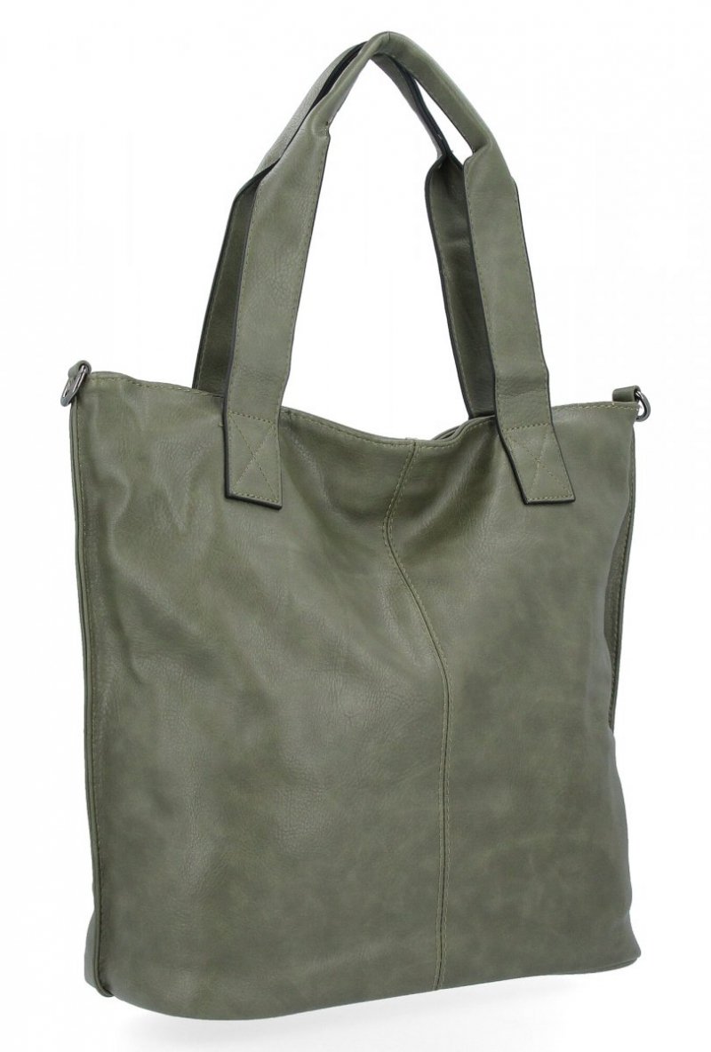 Duże Torebki Damskie Shopper Bag XXL firmy Hernan Zielona