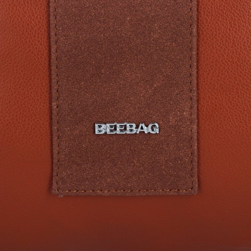 Torebka Damska typu Shopper Bag XL firmy Bee Bag Brązowa