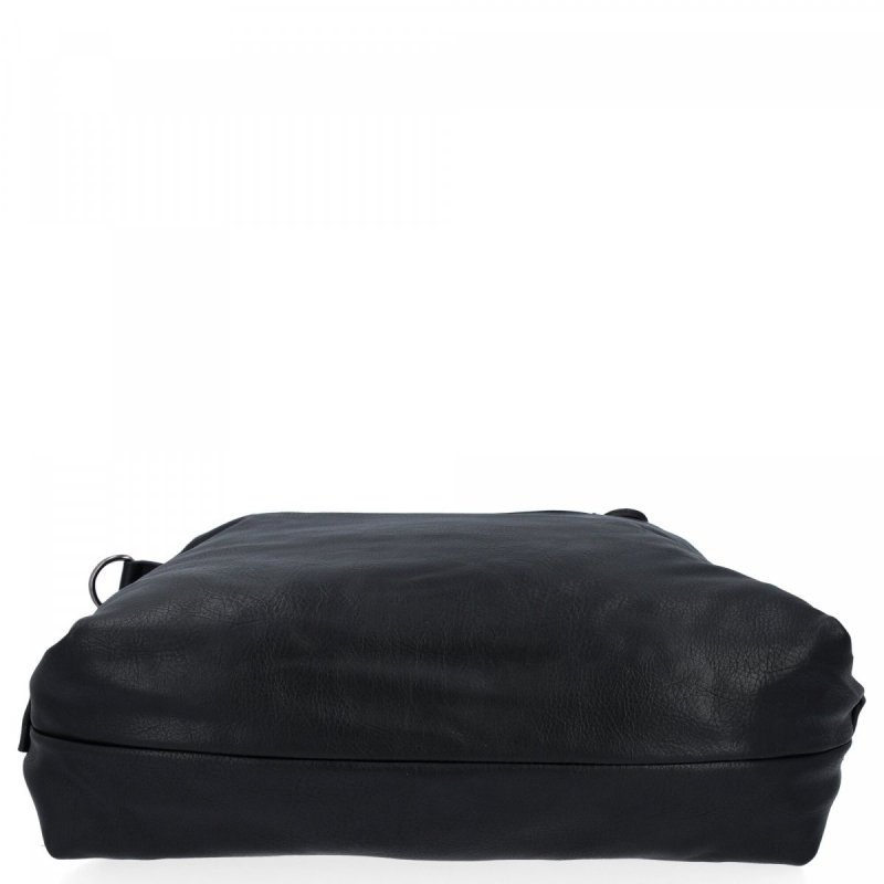 Duża Torebka Damska Shopper Bag XXL firmy Hernan Czarna