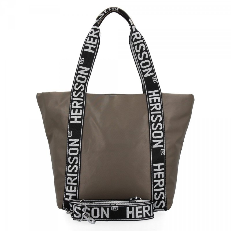 Modna Torebka Shopper Bag XL firmy Herisson Khaki