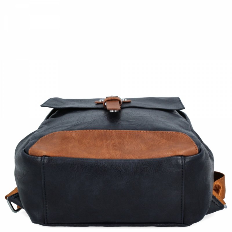 Plecak Damski w Stylu Vintage firmy Herisson Granatowy