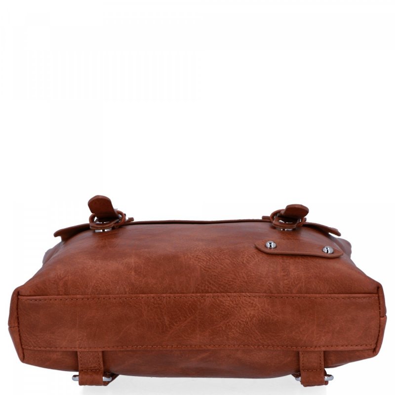 Plecak Damski w Stylu Vintage firmy Herisson Brązowy