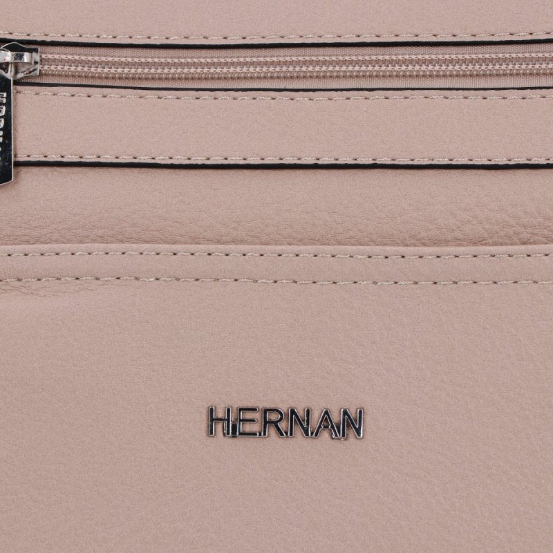 Torebka Shopper Bag firmy Hernan Ciemno Beżowa