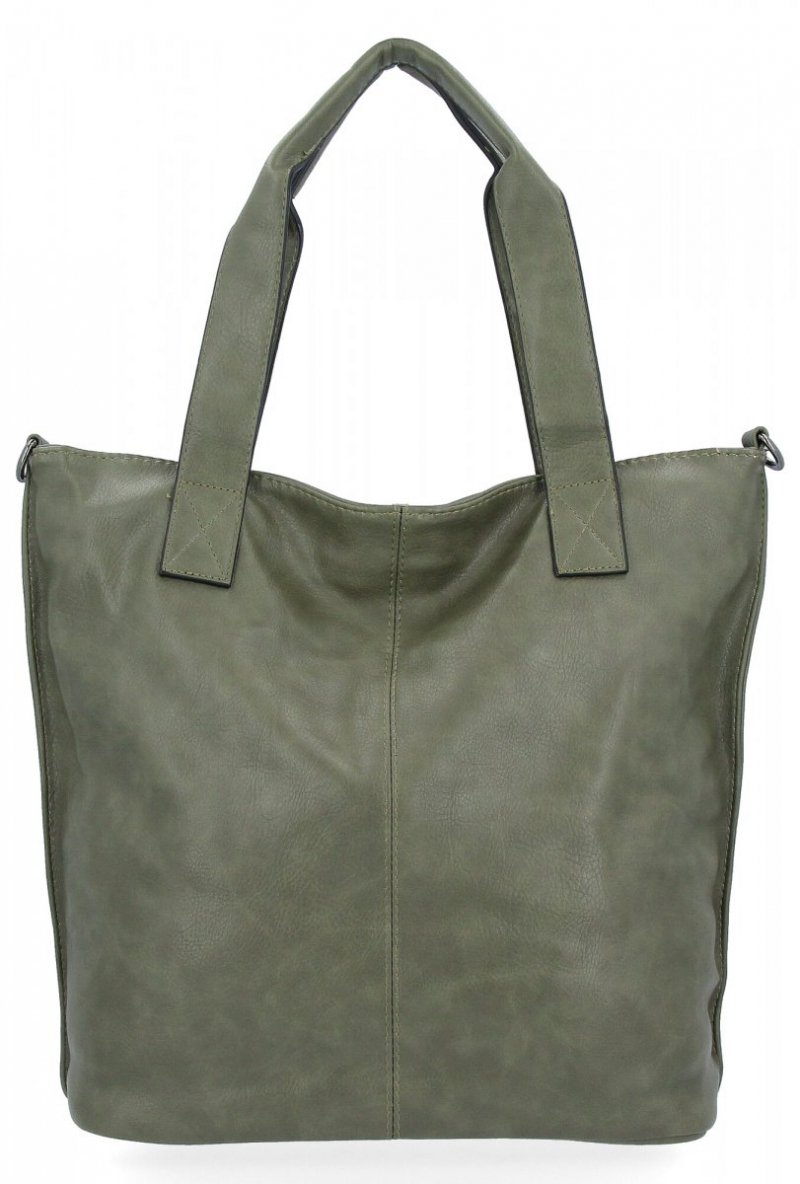 Duże Torebki Damskie Shopper Bag XXL firmy Hernan Zielona