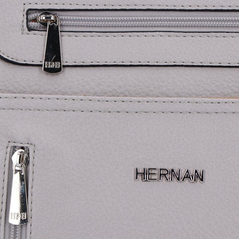 Torebka Shopper Bag firmy Hernan Jasno Szara