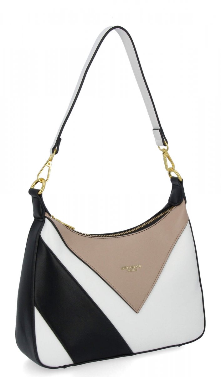 Stylowa Torebka Damska Na Ramię firmy Herisson  Czarna