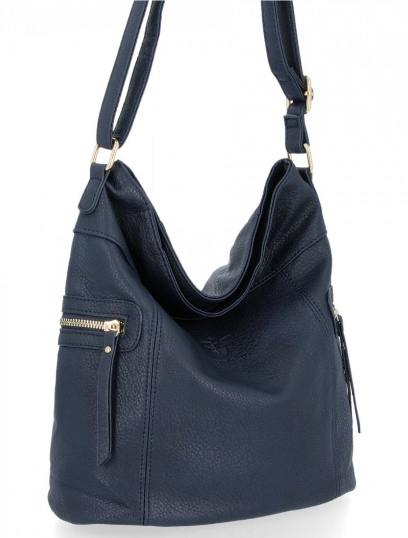 BEE BAG Torebka Damska Listonoszka Ivy Granat