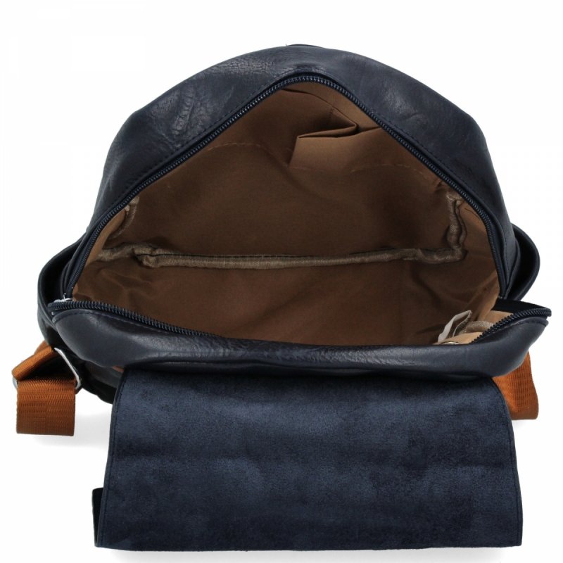 Plecak Damski w Stylu Vintage firmy Herisson Granatowy