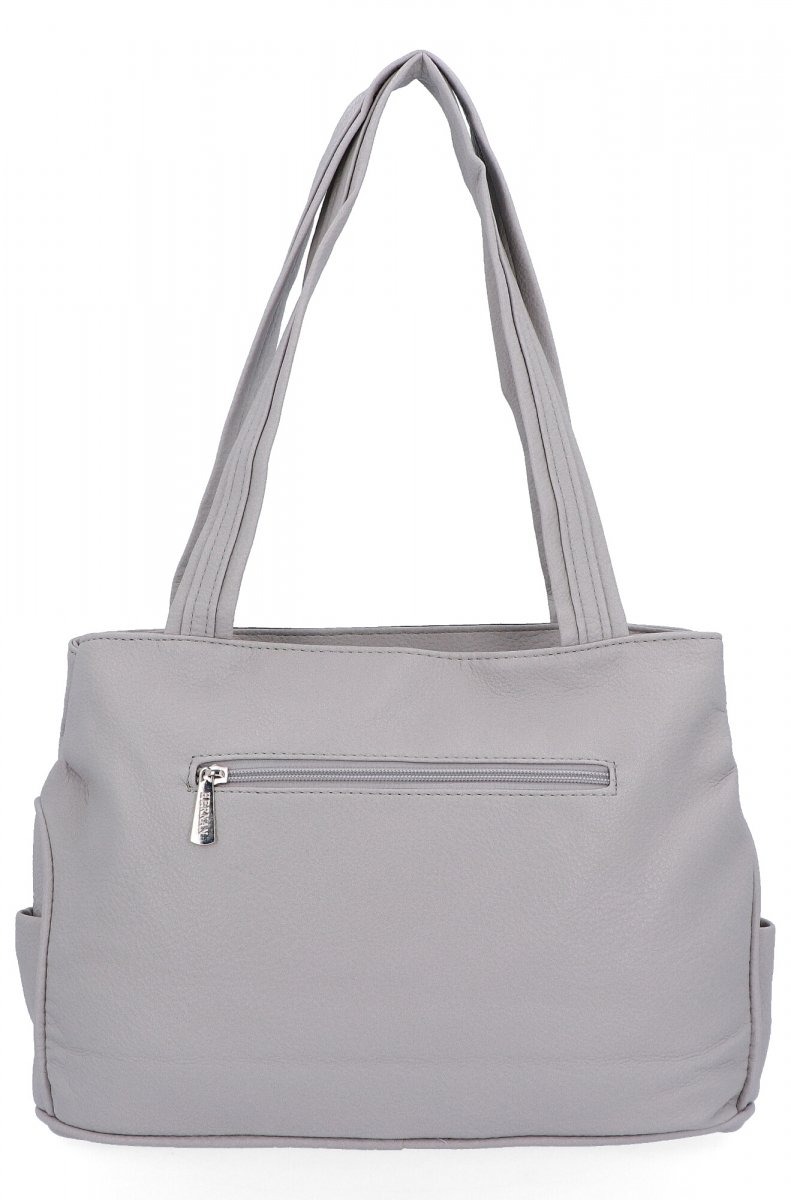 Torebka Shopper Bag firmy Hernan Jasno Szara