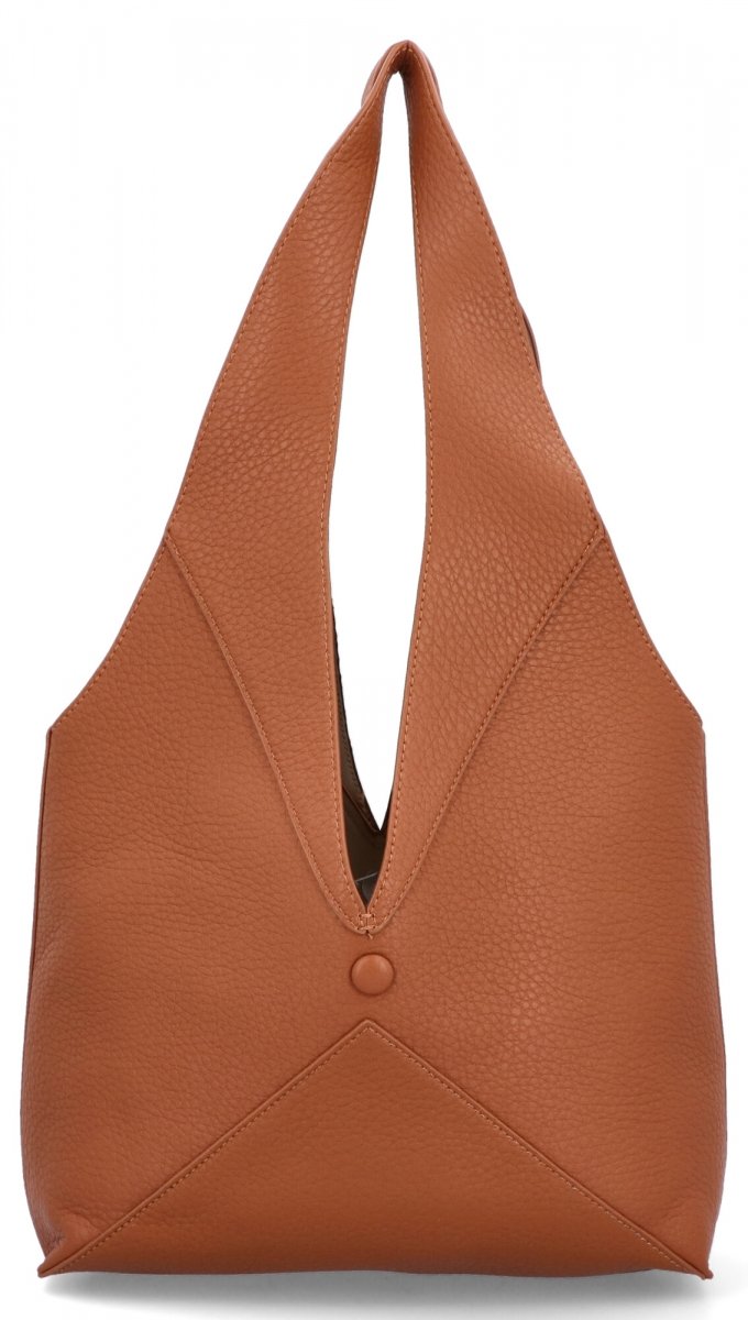 Torebka Damska Shopper Bag z Kosmetyczką firmy Herisson Ruda