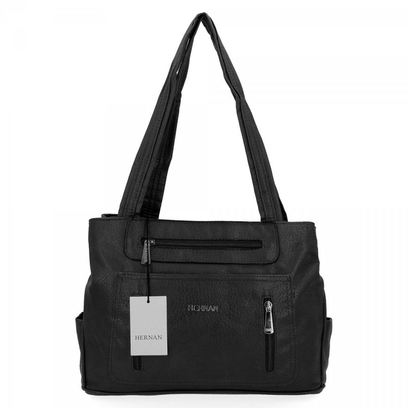 Torebka Shopper Bag firmy Hernan Czarna