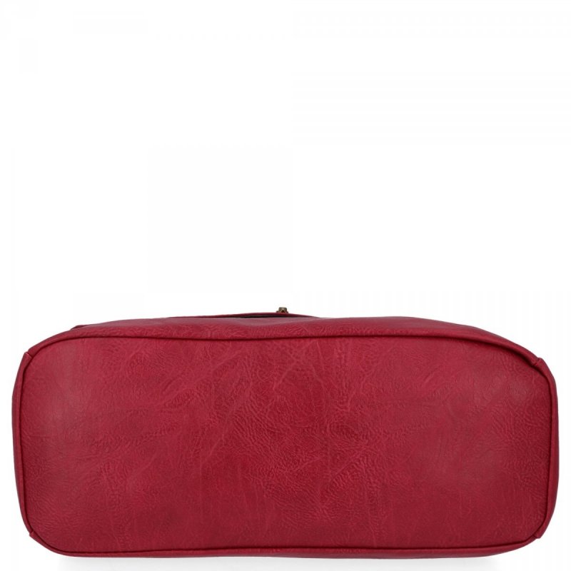 Torebka Damska w Stylu Vintage firmy Hernan Czerwona
