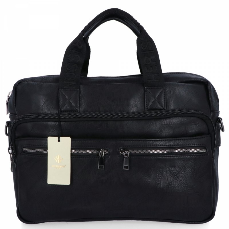 Torebka Aktówka Damska A4 firmy Herisson Czarna
