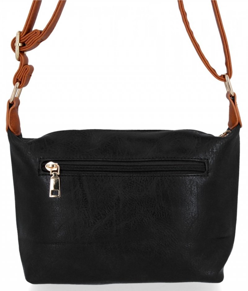 BEE BAG Torebka Damska Listonoszka Gianna Czarna
