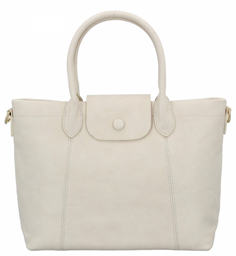 Klasyczna Torebka Damska firmy Herisson Beżowa