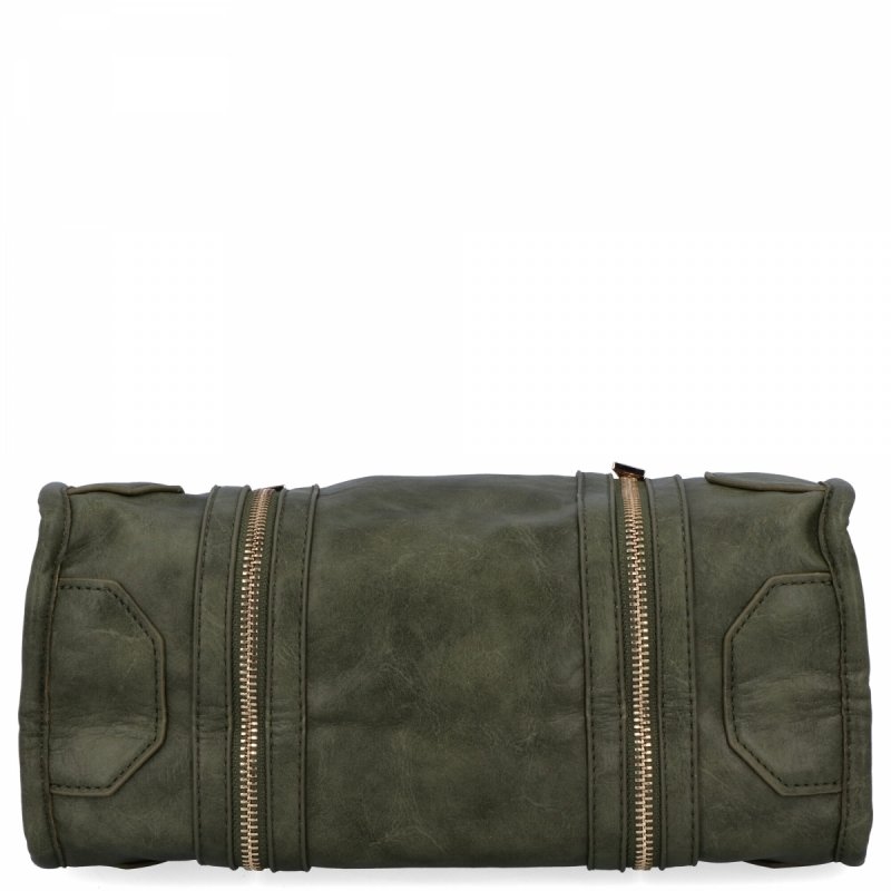 Torebka Damska w Stylu Vintage firmy Herisson Zielona