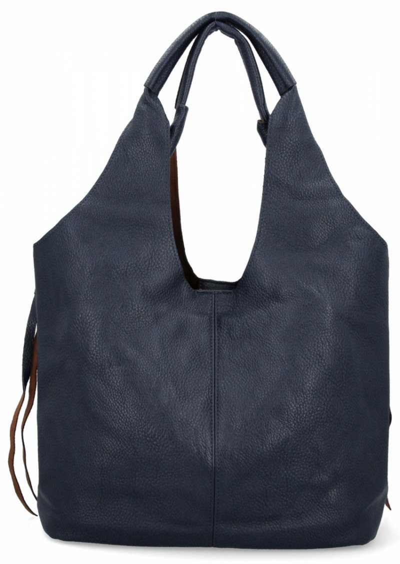 Torebka Damska Shopper Bag z Kosmetyczką firmy Herisson Granatowa
