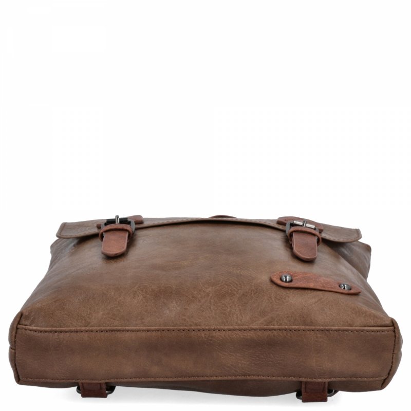 Plecak Damski w Stylu Vintage firmy Herisson  Ziemisty