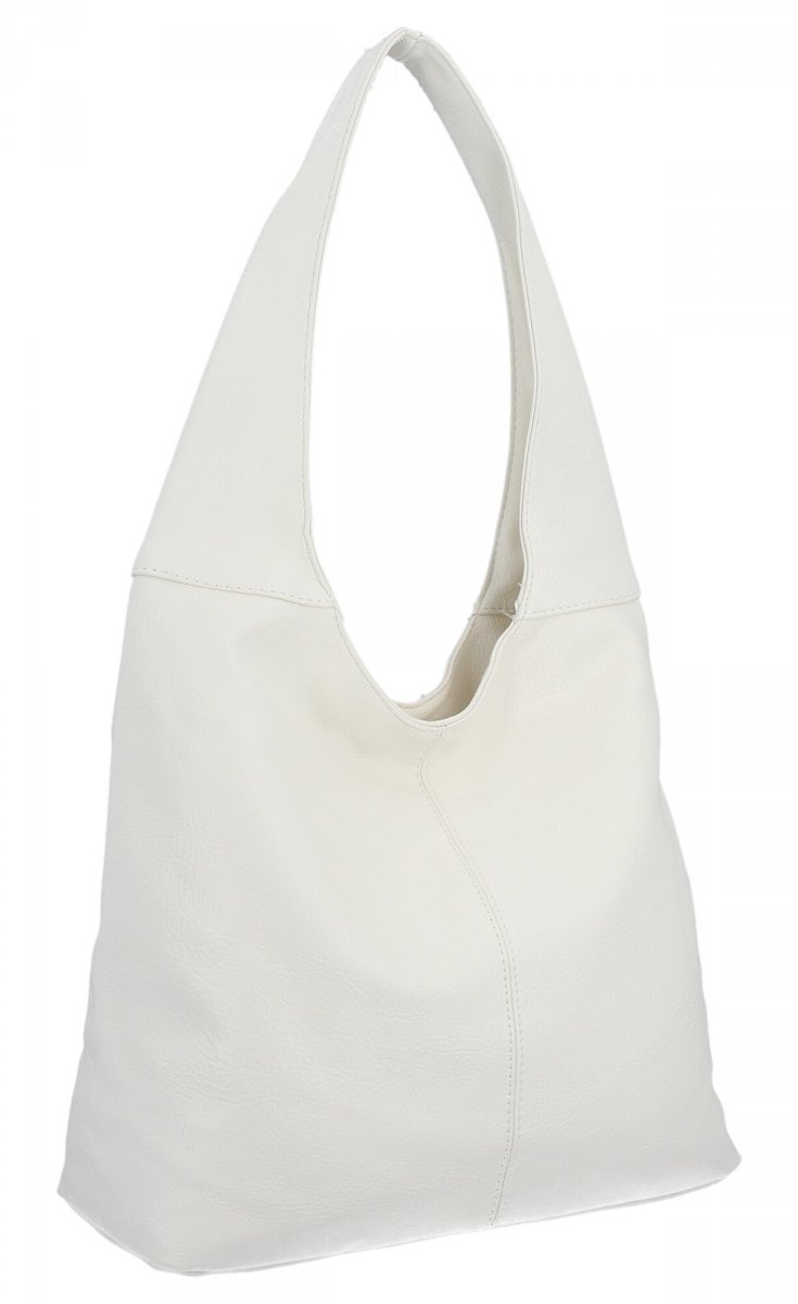 Uniwersalna Torebka Damska Shopper Bag firmy Hernan Biała