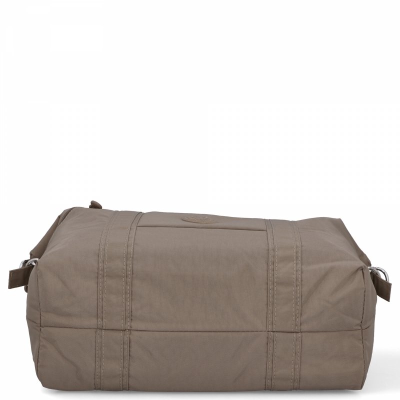 Torebka Damska XL typu Shopper Bag firmy Hernan Ciemno Beżowa