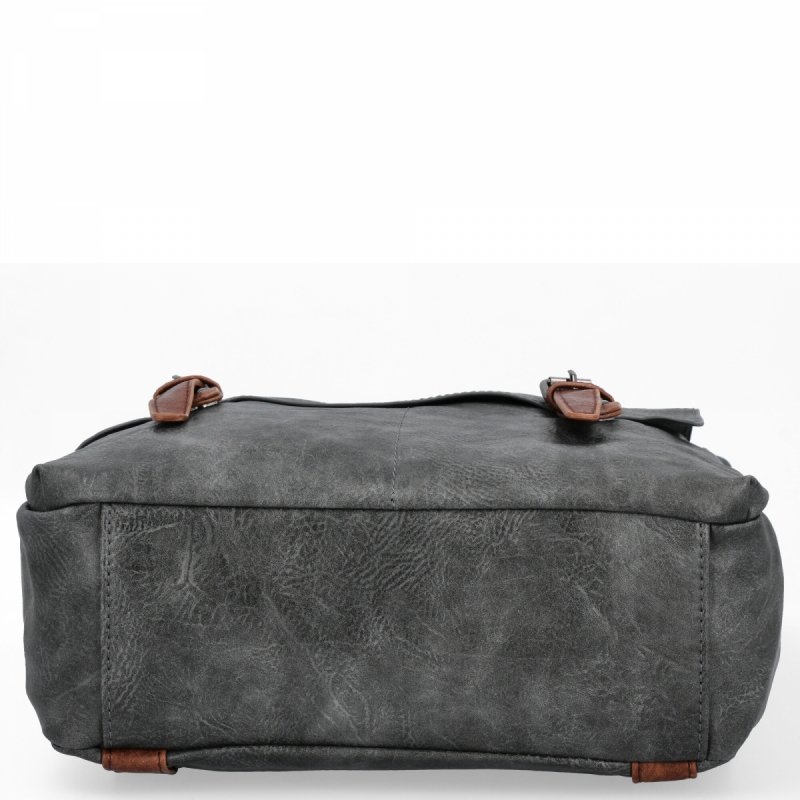 Modny Plecak Damski Vintage firmy Herisson Szary