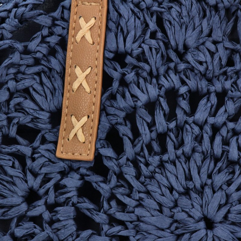 Torebka Damska Ratanowa firmy Herisson Granatowa