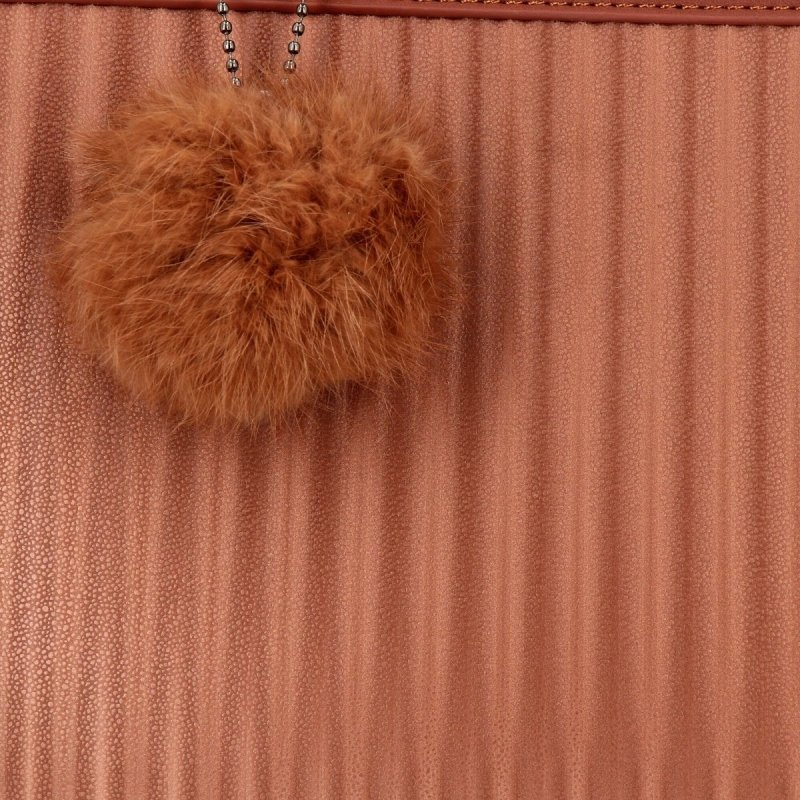 Elegancka Torebka Damska firmy Herisson  Kuferek  Ruda