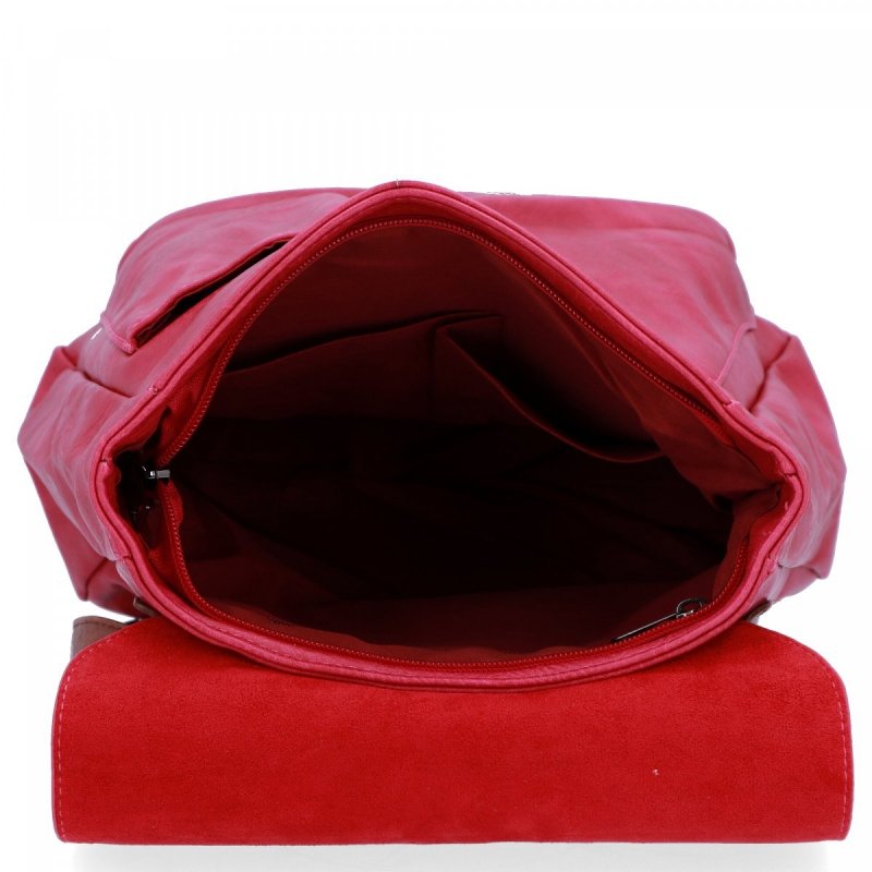 Plecak Damski VIntage firmy Herisson Fuksjowy