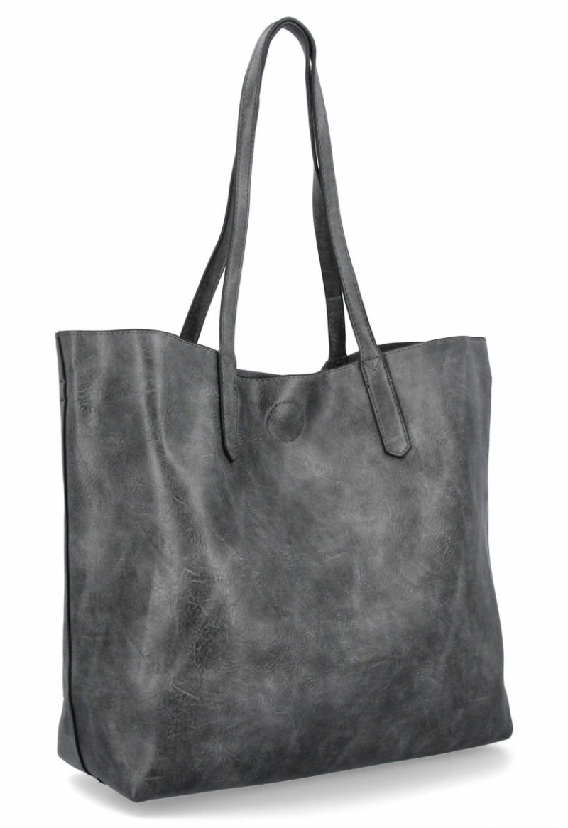 Torebka Damska Shopper Bag z Kosmetyczką firmy Herisson Szara